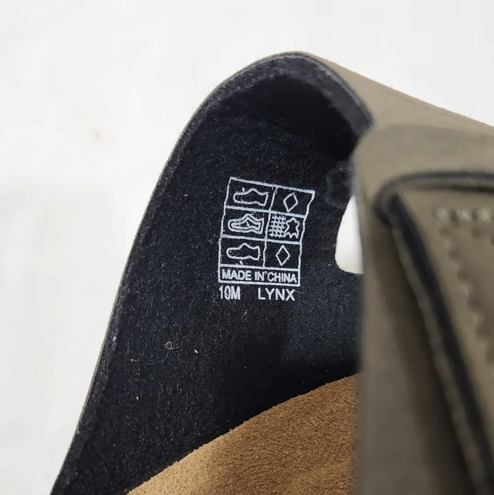 Cushionaire Lynx Cork Suede Velcro Brown Footbed Sandal Men's Size 10 NWOT - Picture 13 of 14